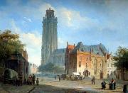 unknow artist European city landscape, street landsacpe, construction, frontstore, building and architecture.052 Germany oil painting reproduction